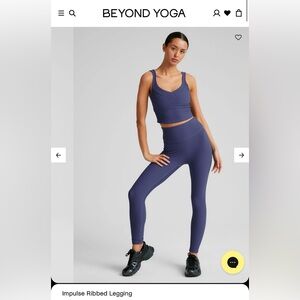 Beyond Yoga Impulse Ribbed Activewear Set